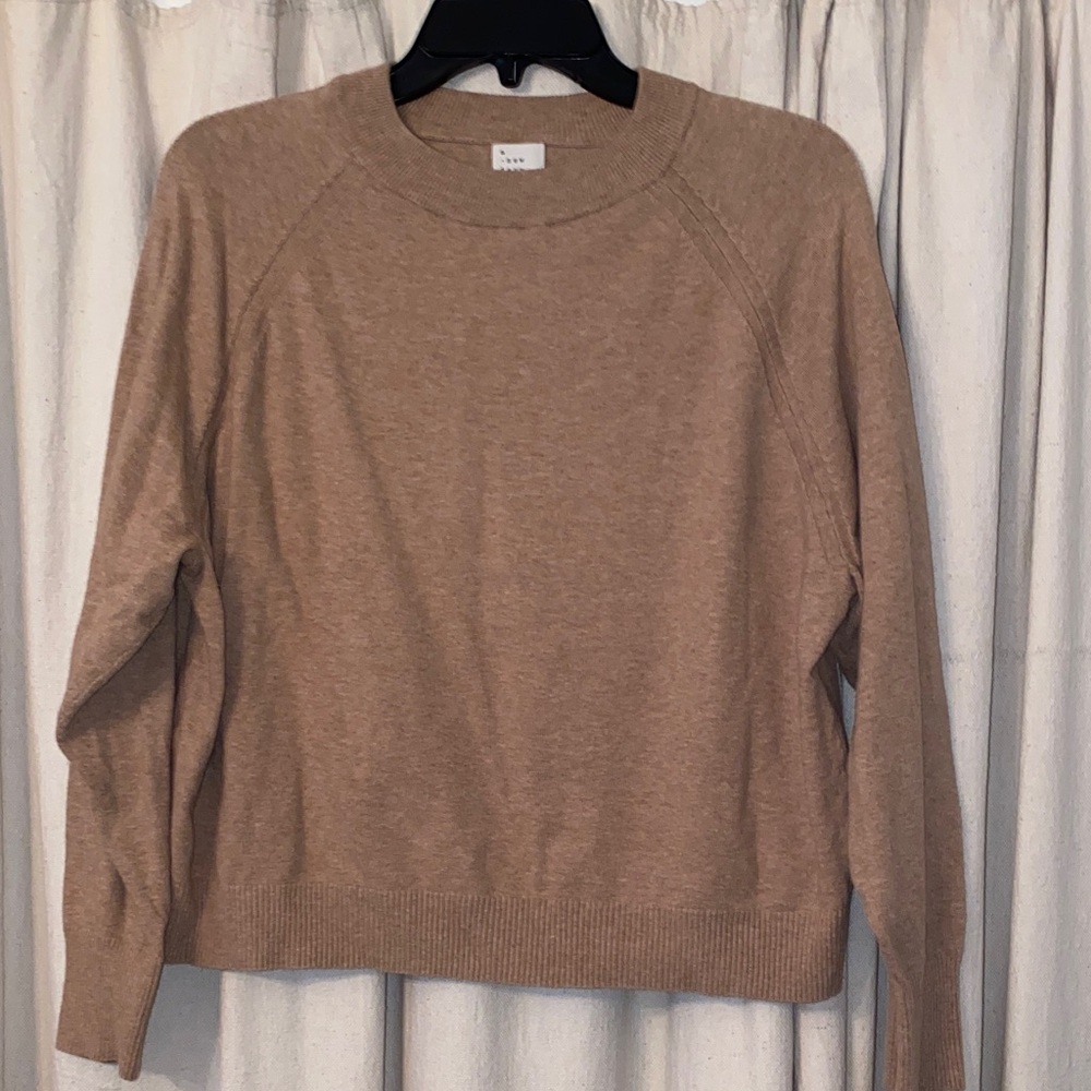 A New Day Light Brown Knit Sweater